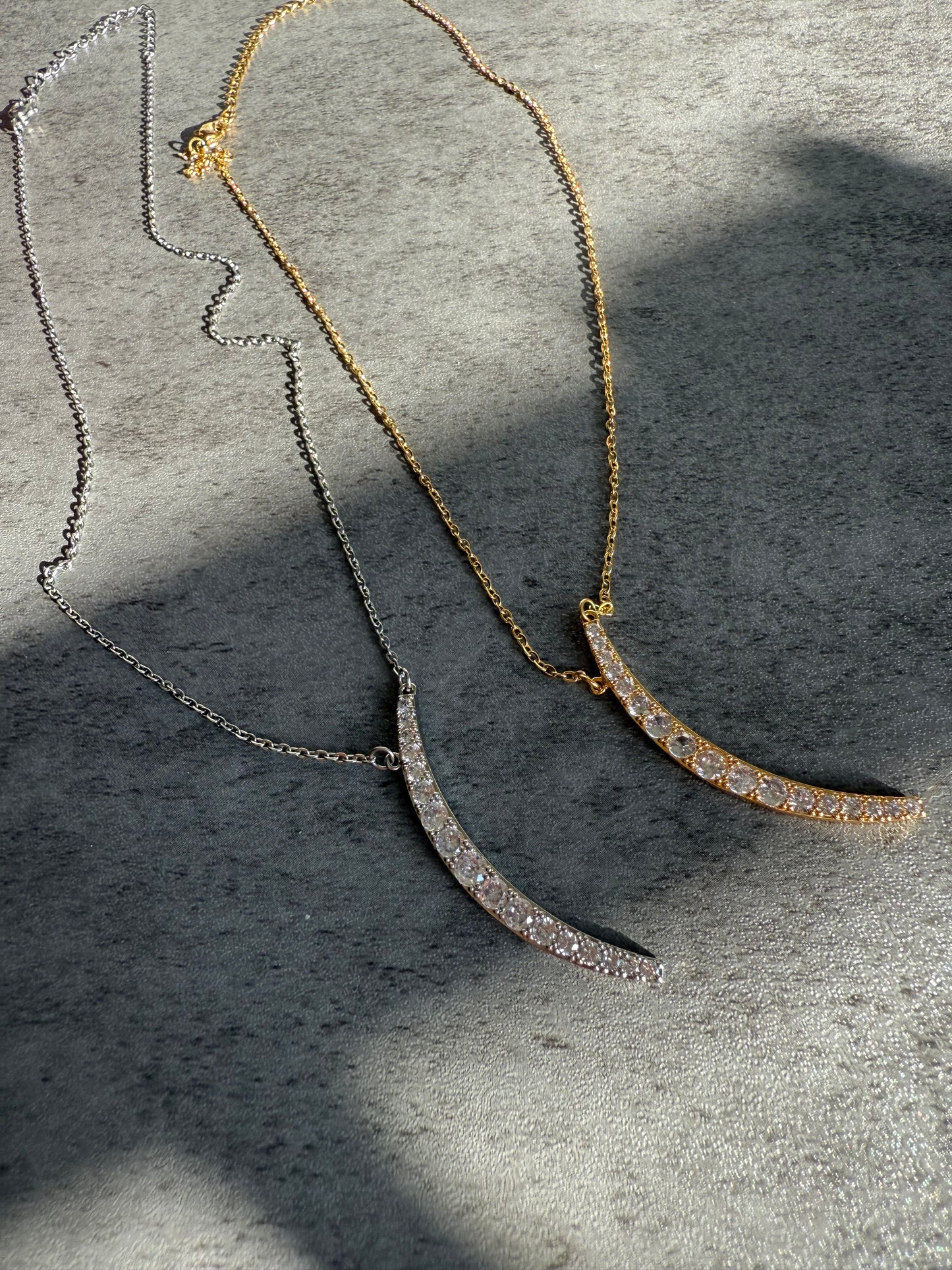Luna Luxe Necklace-Silver