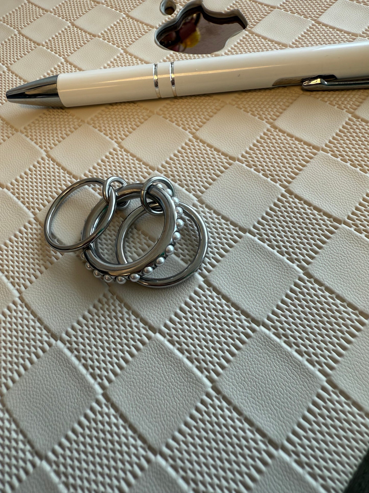 The Pearl Stack Ring