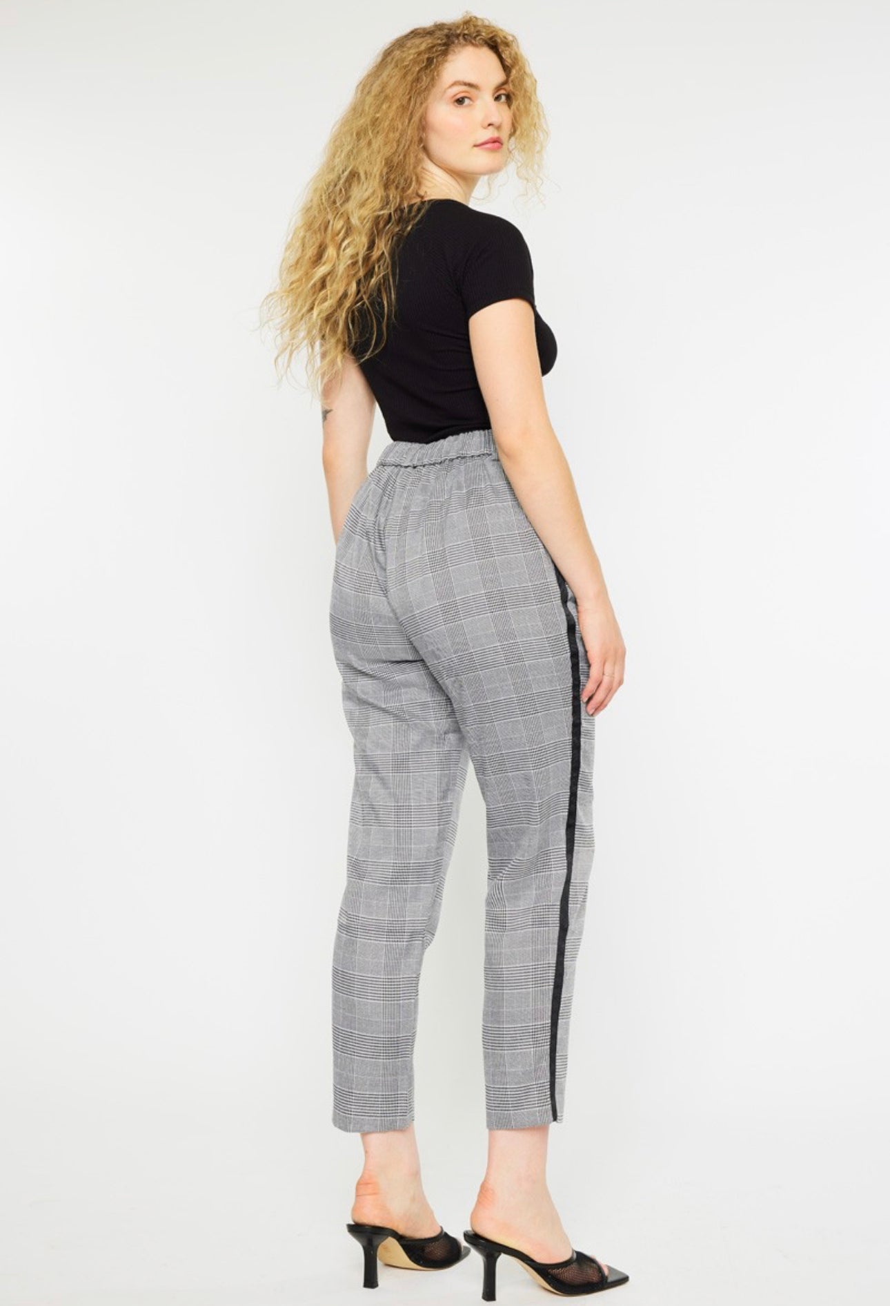 Liza Plaid Trousers