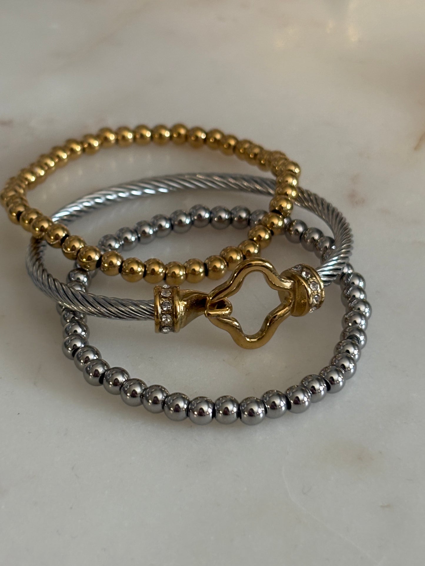 Golden Hour Bracelet Trio