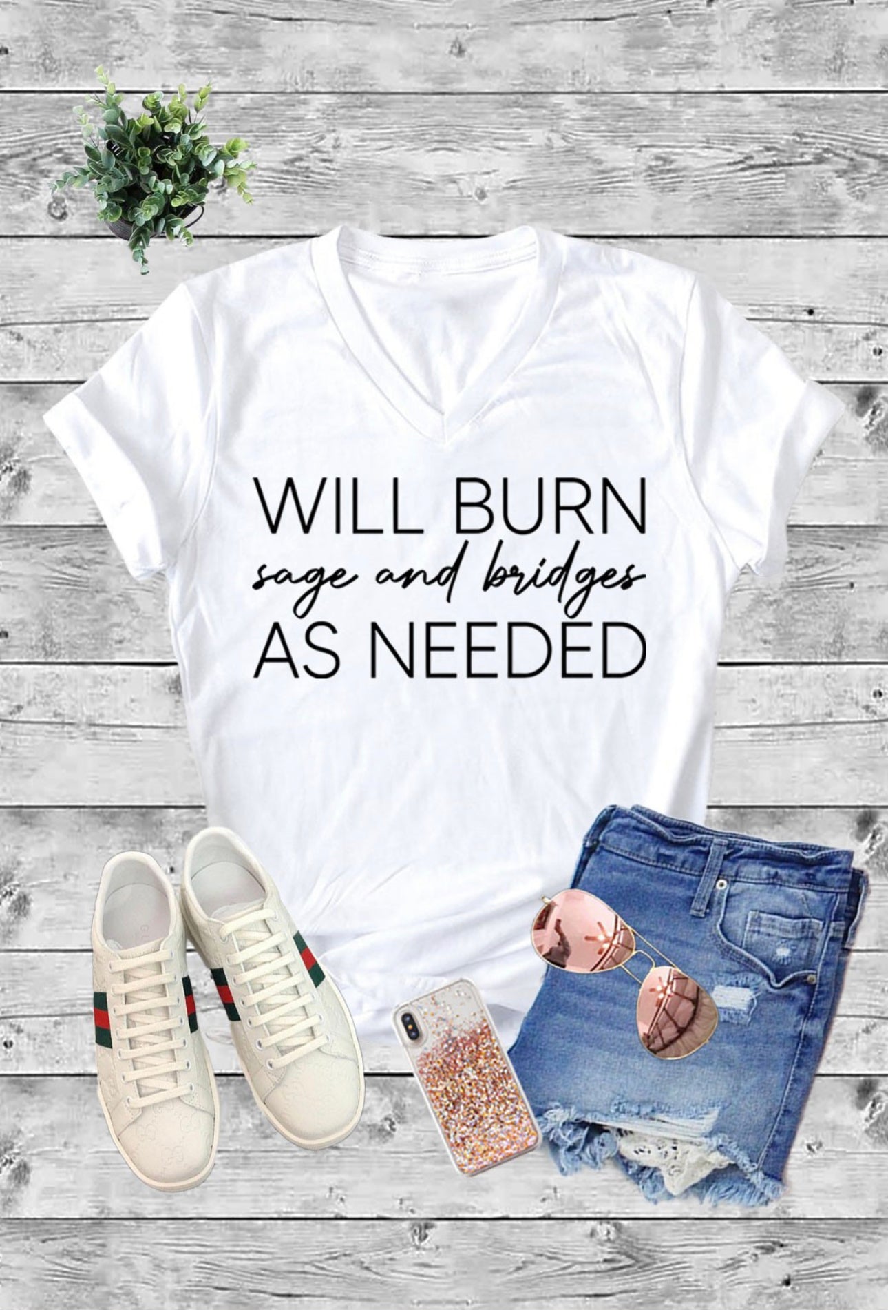 Will Burn Bridges Tee