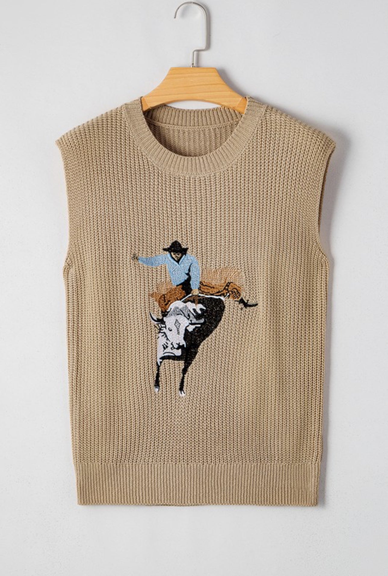 Cowboy Sleeveless Sweater
