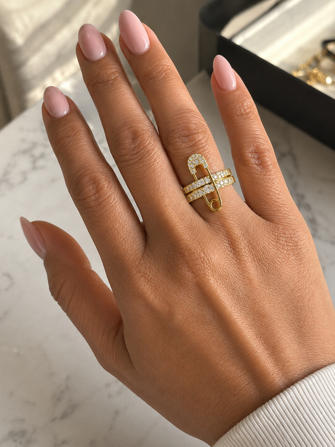 The Valencia Safety Pin Ring