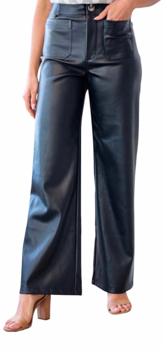 Eliza Faux Leather Pants