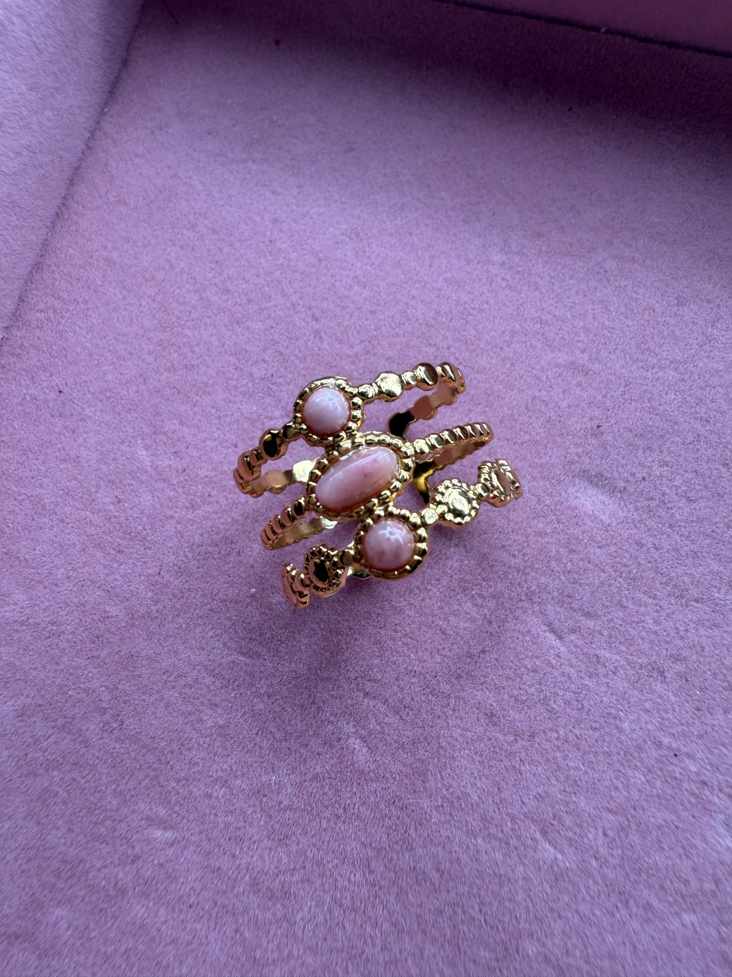 Golden Blossom Ring