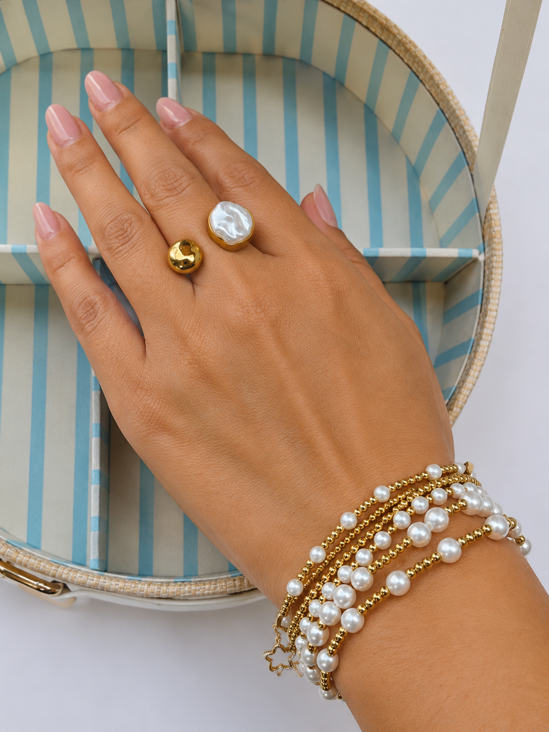 Sunlit Pearl Stack