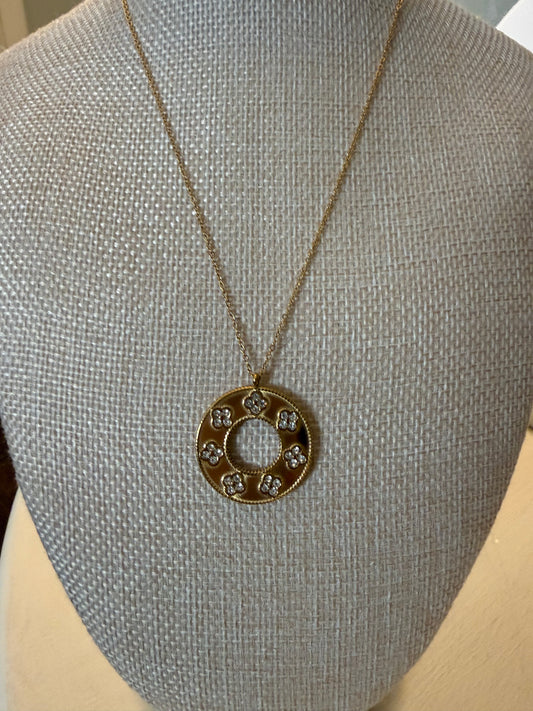 Holiday Wreath Necklace