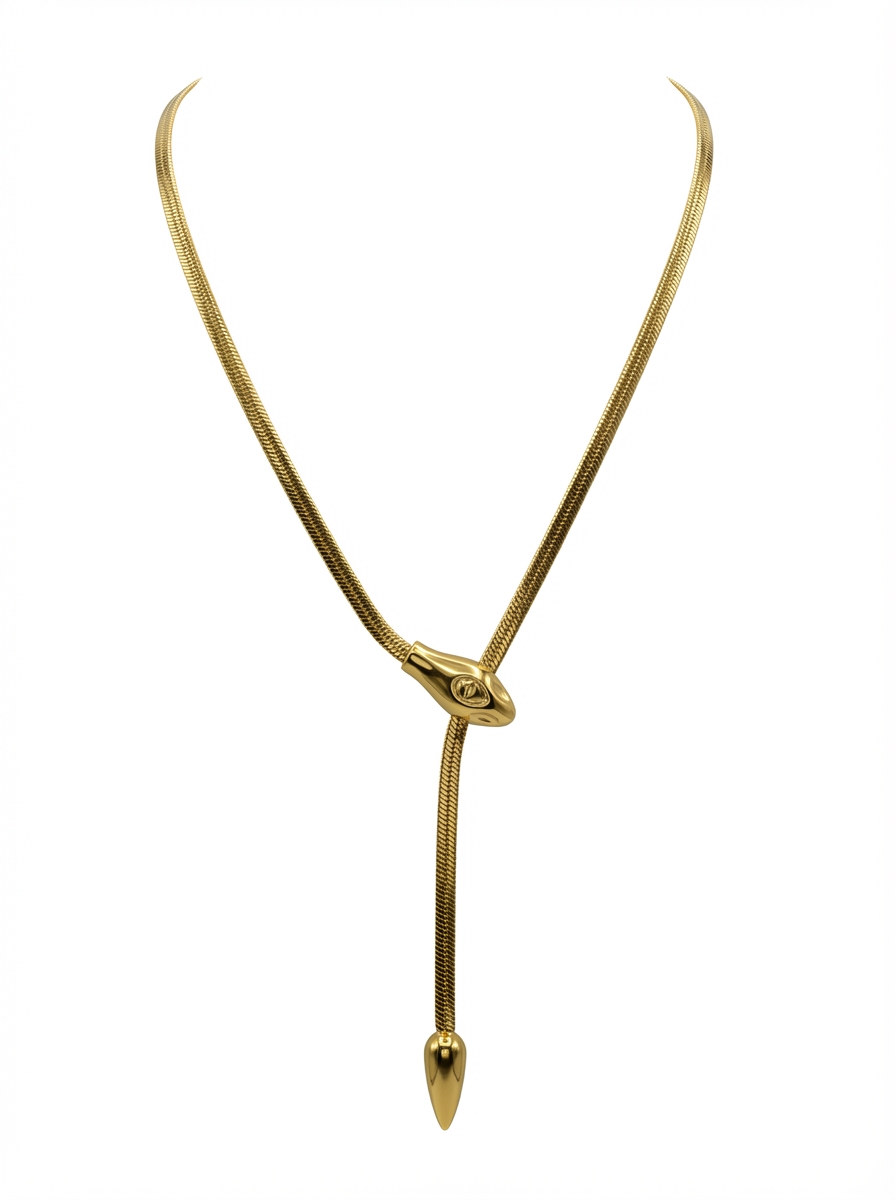 La Serpentina Snake Necklace (Gold & Silver)