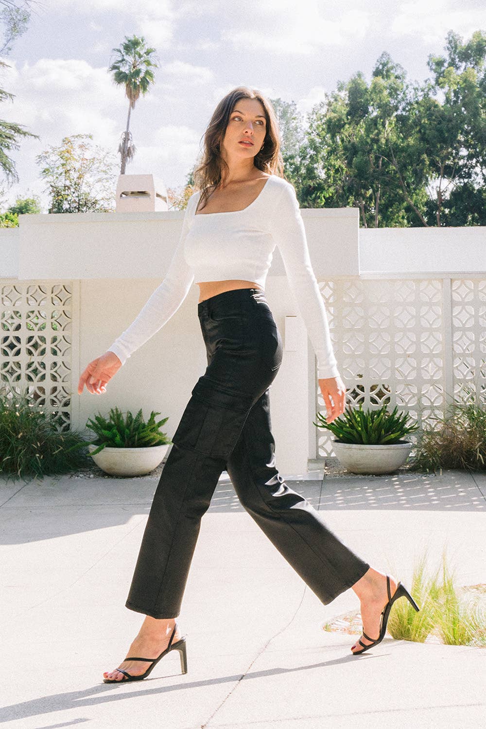 Midnight Cargo Luxe Pants