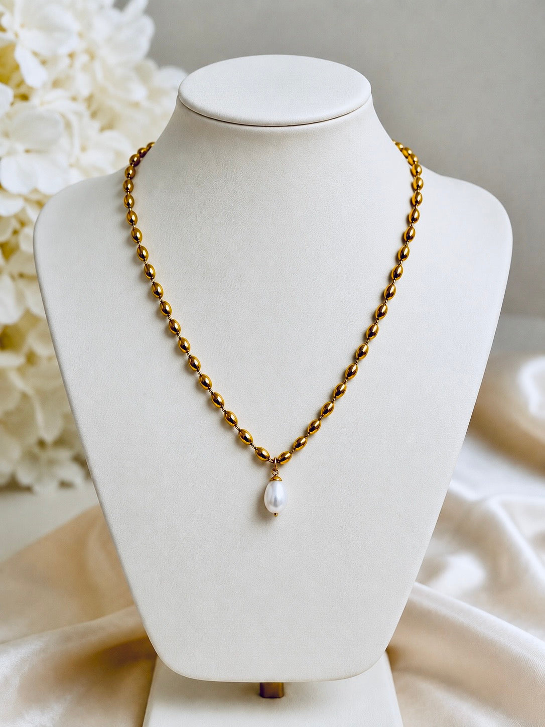 Monaco Pearl Necklace