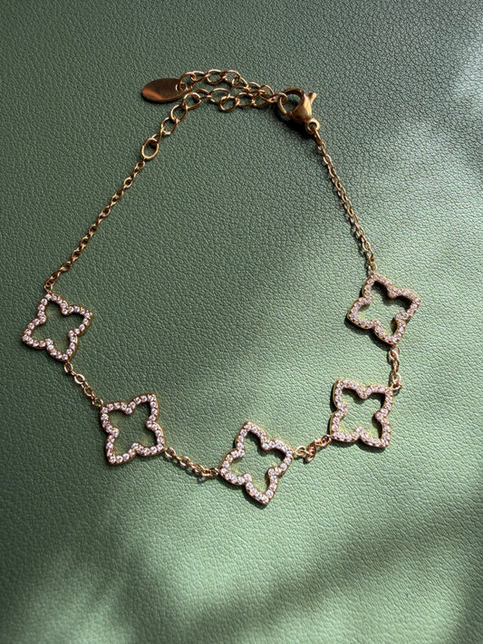 Golden Clover Bracelet