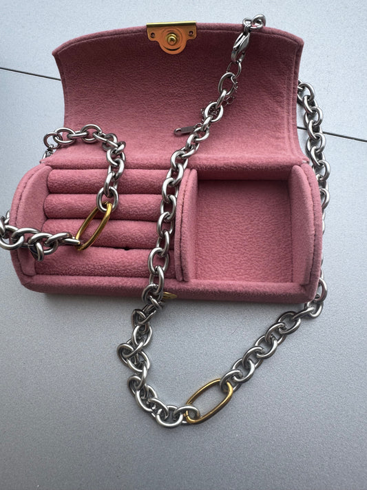 Two-Toned Necklace and Bracelet Set