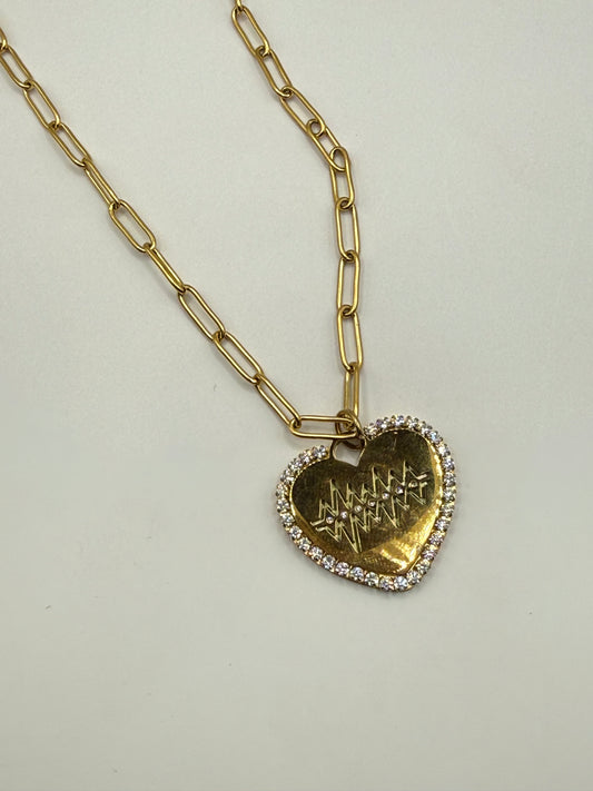Heartbeat Necklace (Gold & Silver)