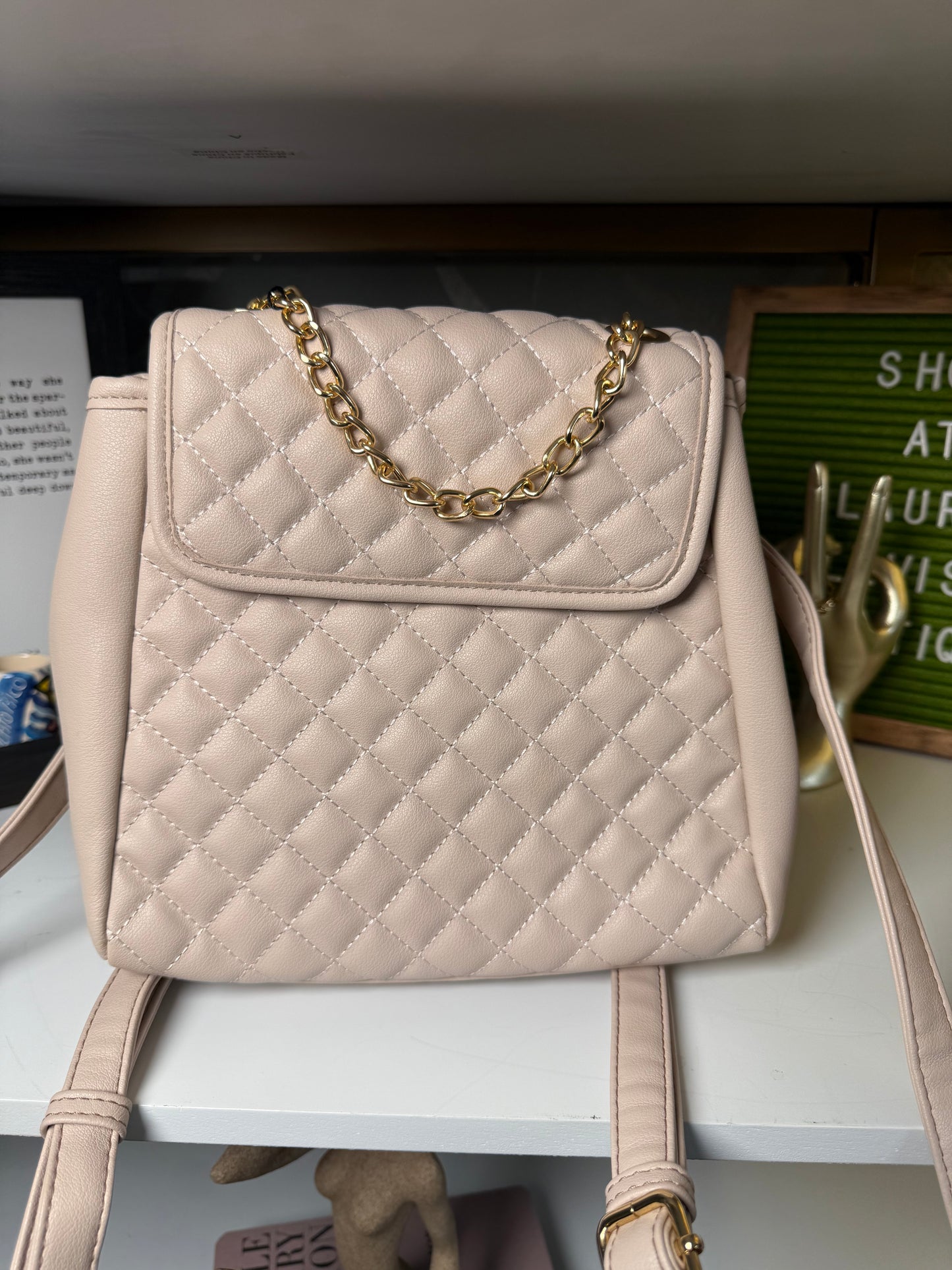 Quilted Backpack