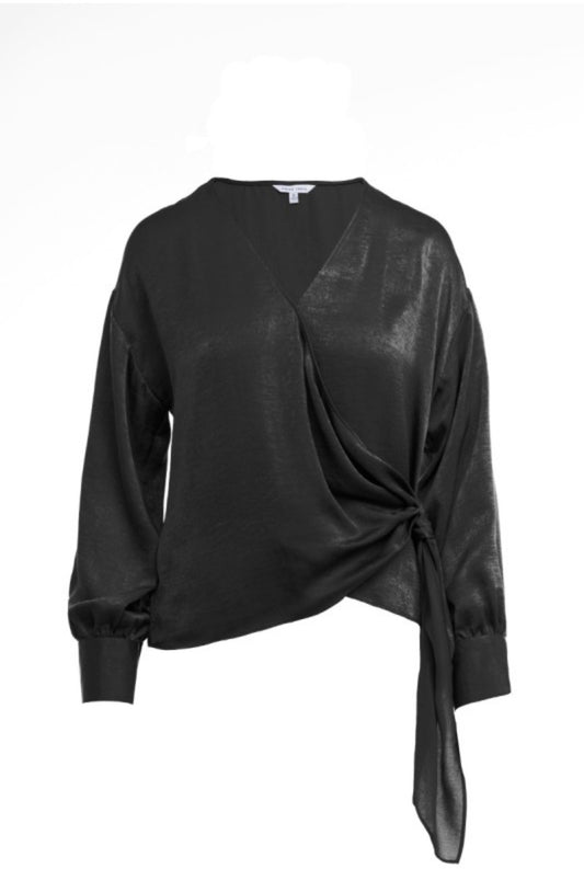 Neckline Wrap Blouse