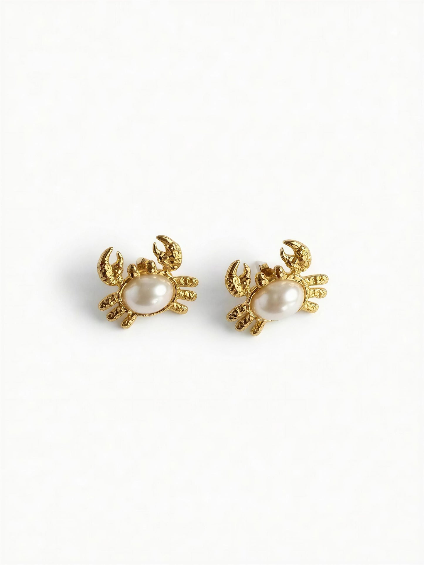 Crab Gold Studs