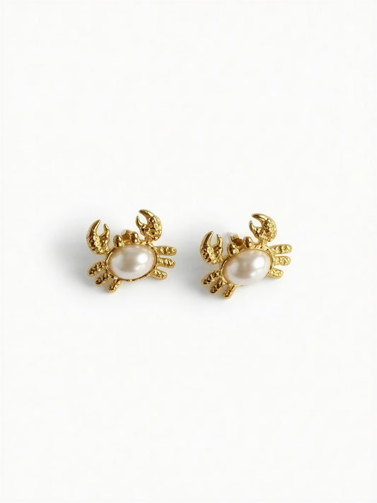 Crab Gold Studs