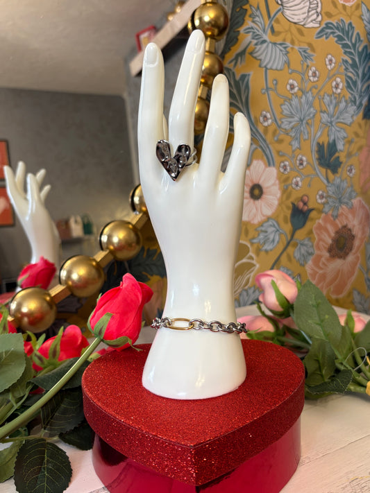 Silver Heart Ring
