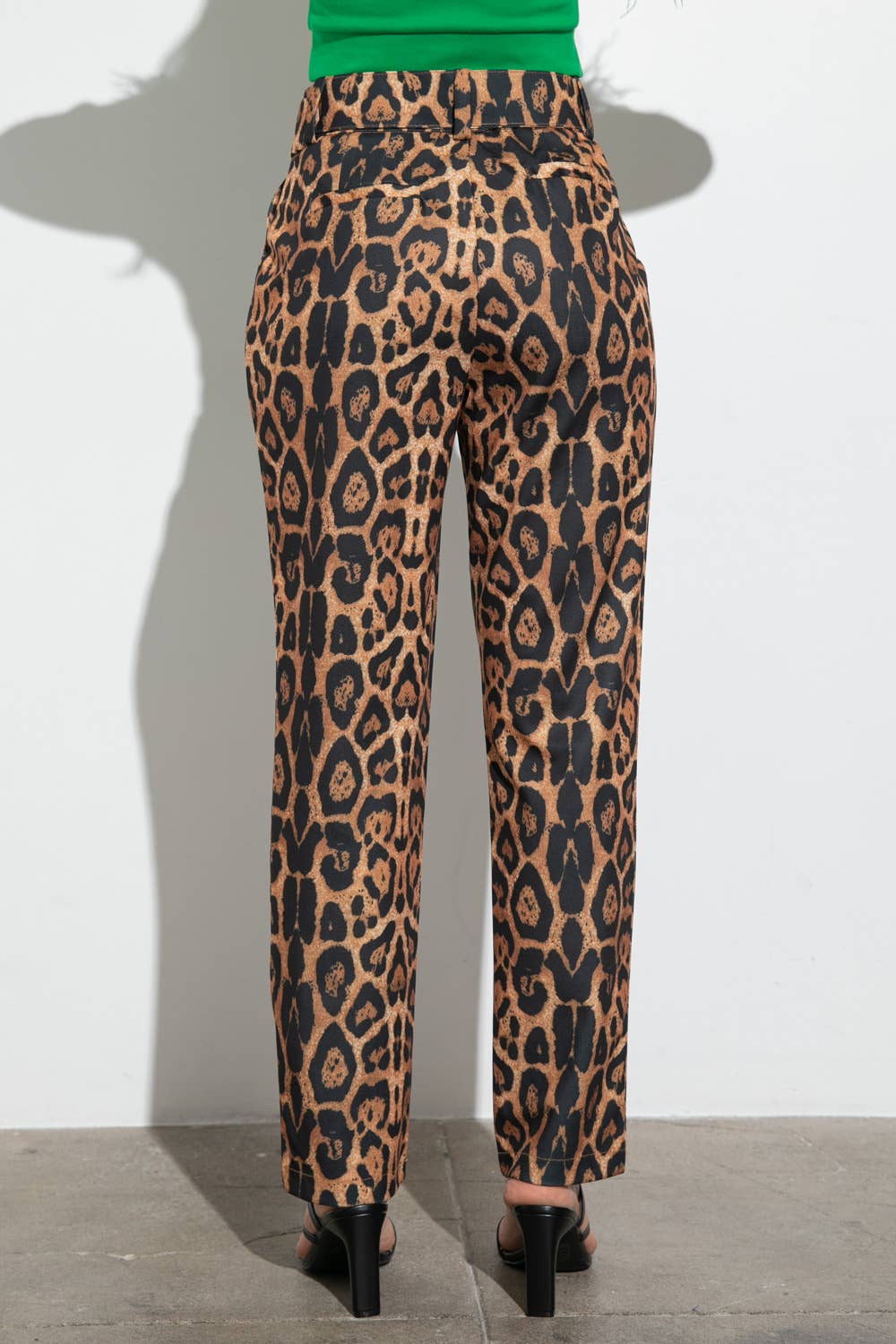 Emily Leopard Print Trousers