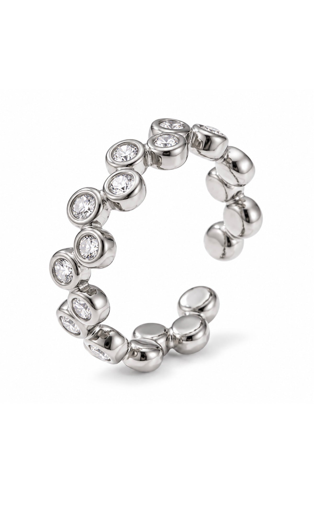 Silver Spark Ring