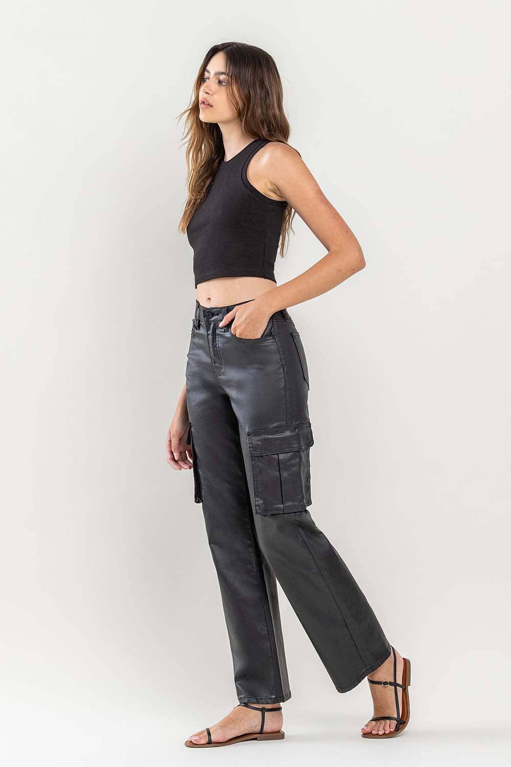 Midnight Cargo Luxe Pants