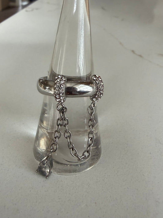 Chandelier Silver Ring