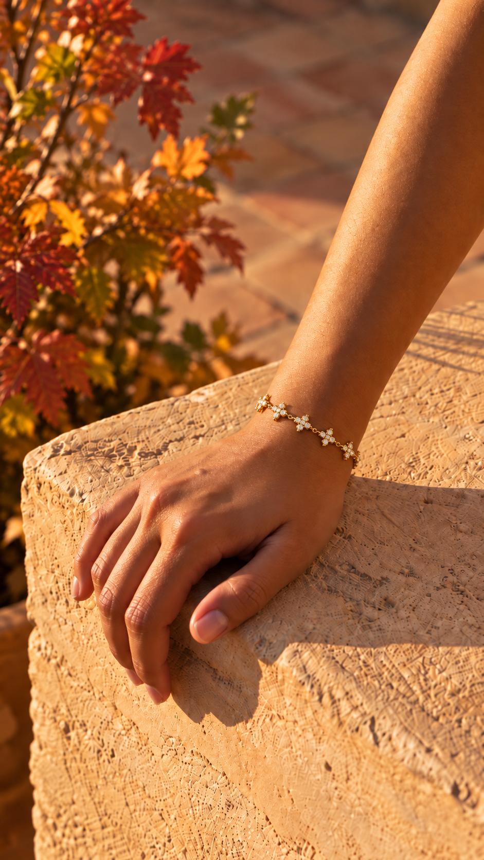 Luxe Clover Silver & Gold Bracelet