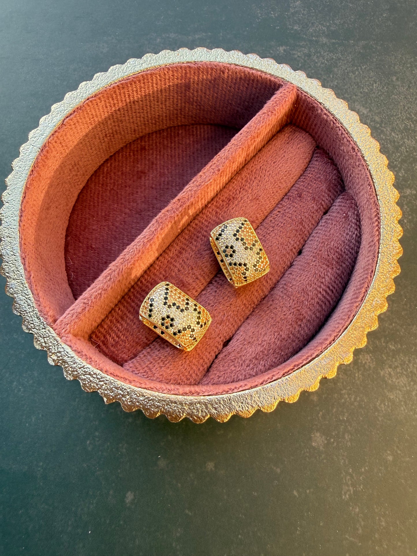 Leopard Luxe Studs