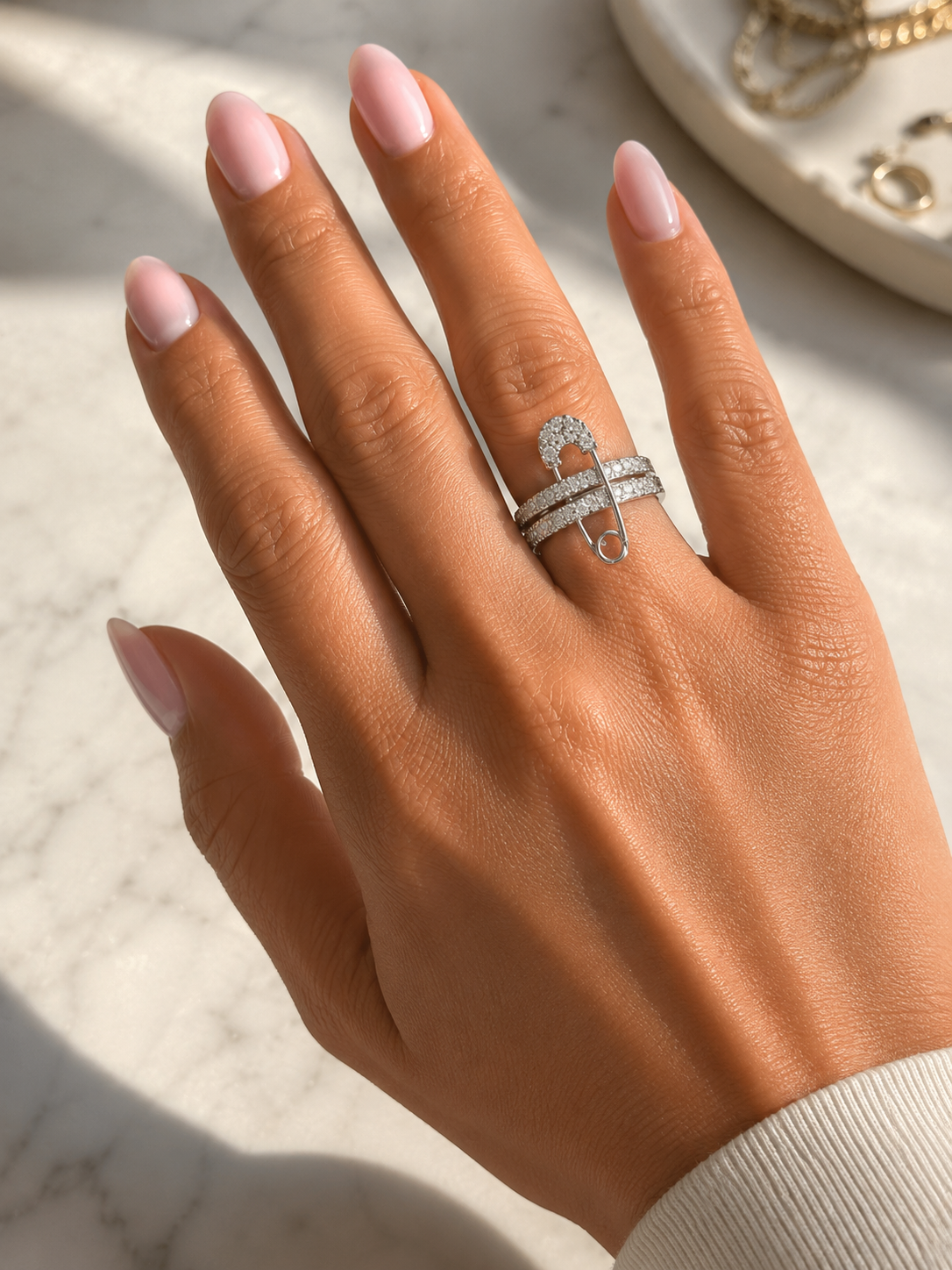 The Valencia Safety Pin Ring