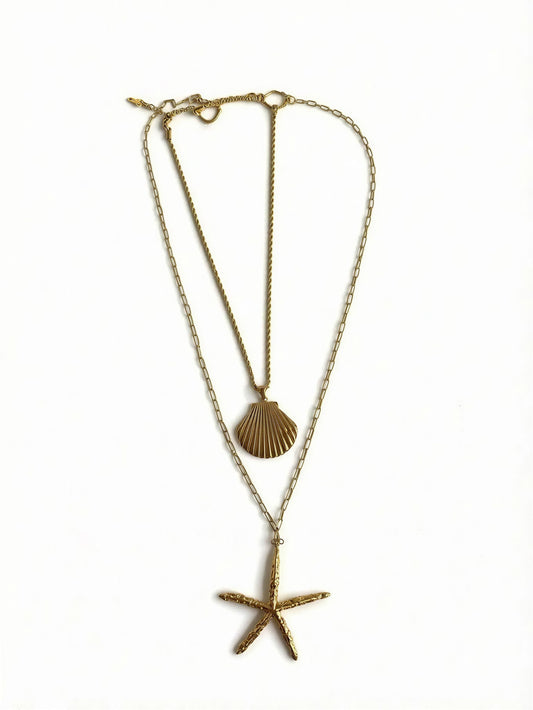 Seaside Glow Duo Necklace