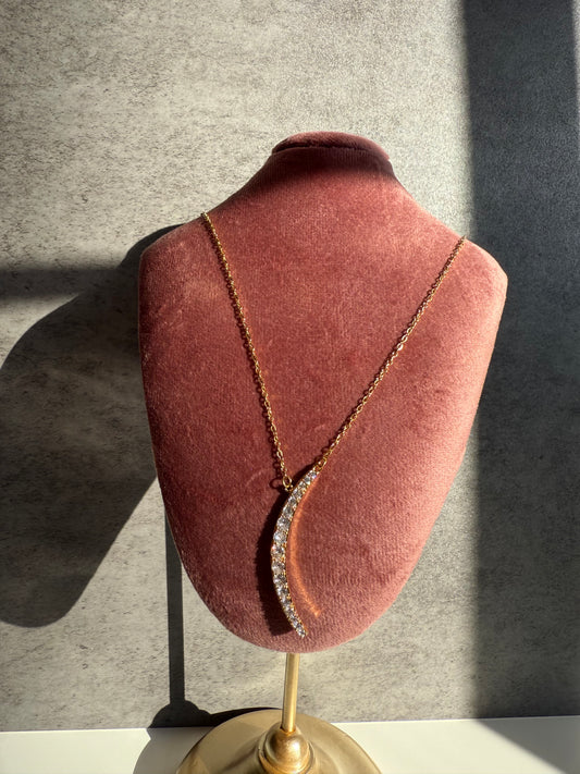 Luna Luxe Necklace-Silver