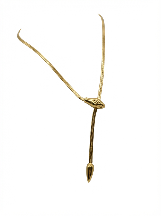 La Serpentina Snake Necklace (Gold & Silver)