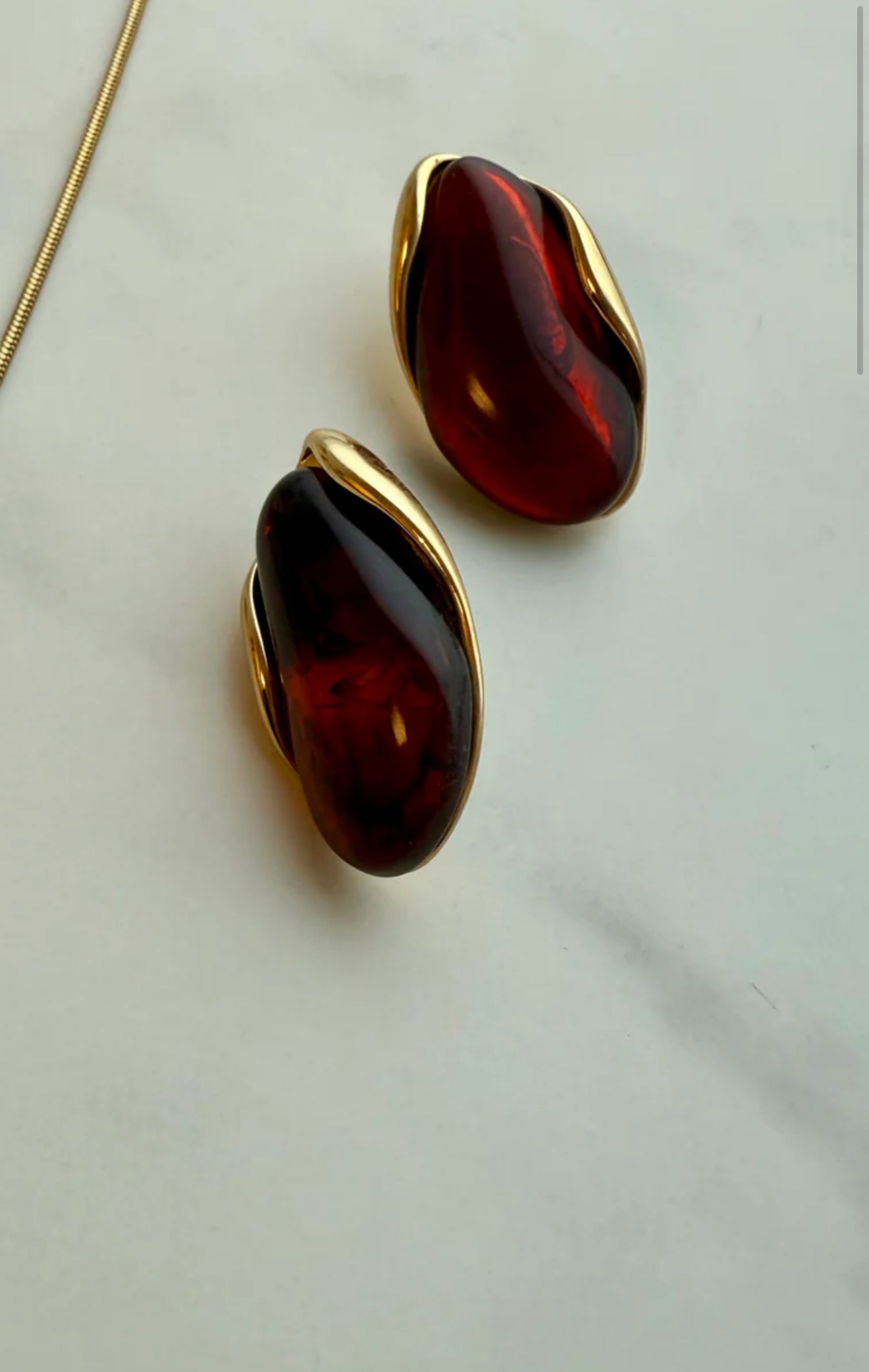 Amber Glow Earrings
