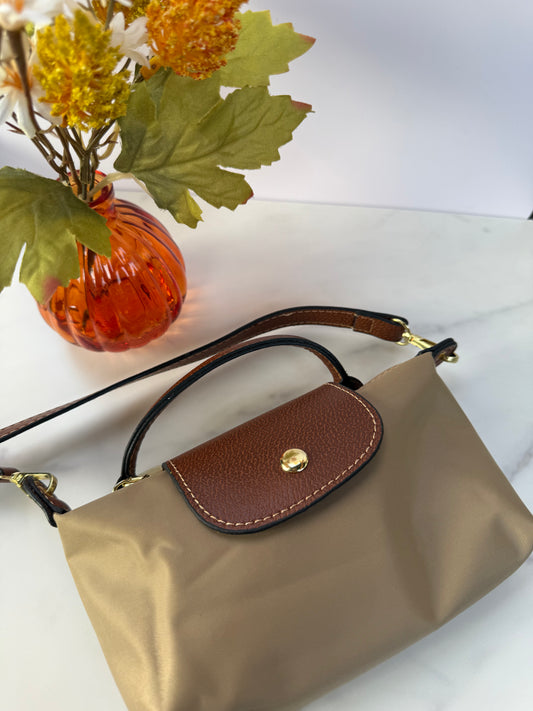 Easy Street Mini Khaki Bag