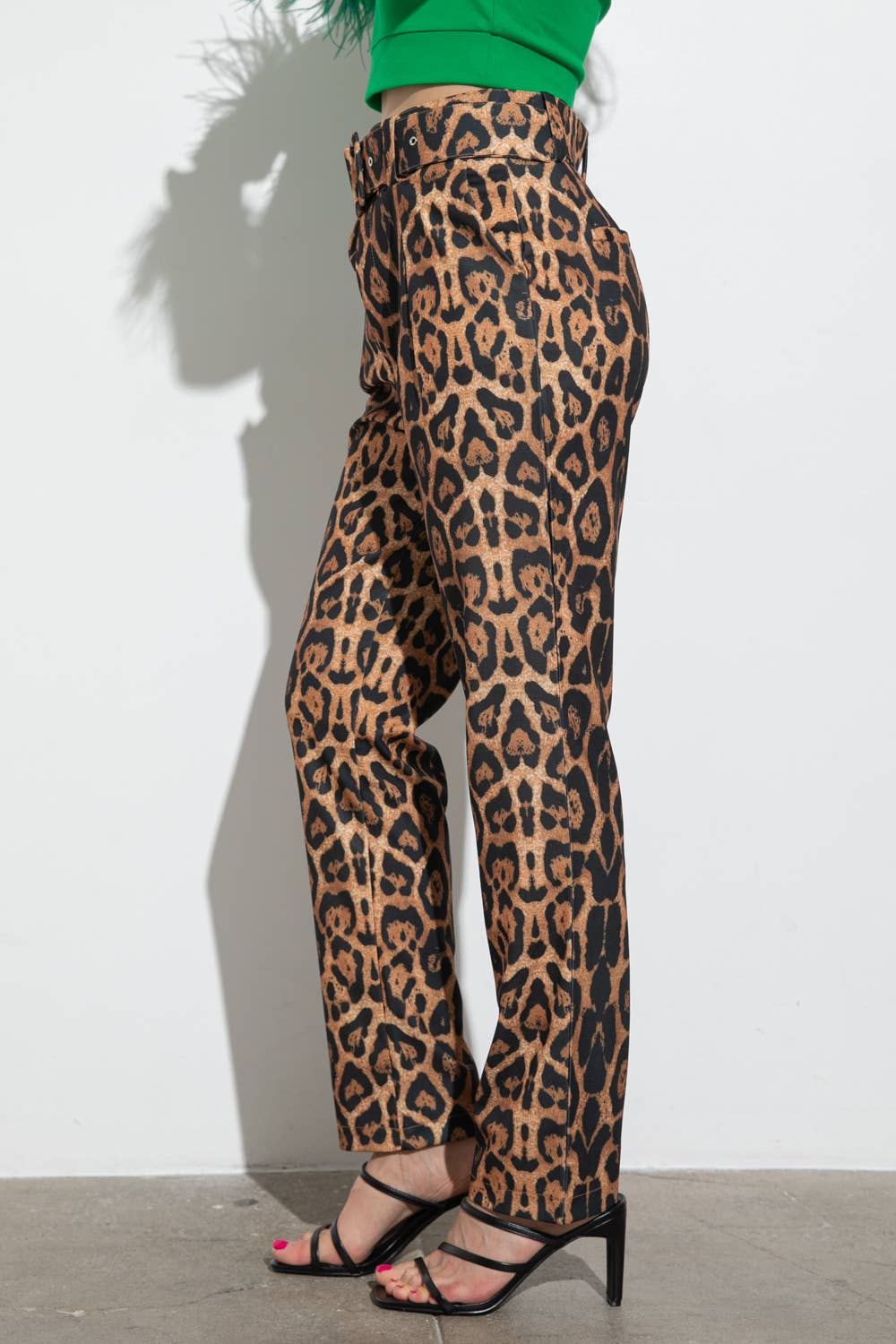 Emily Leopard Print Trousers