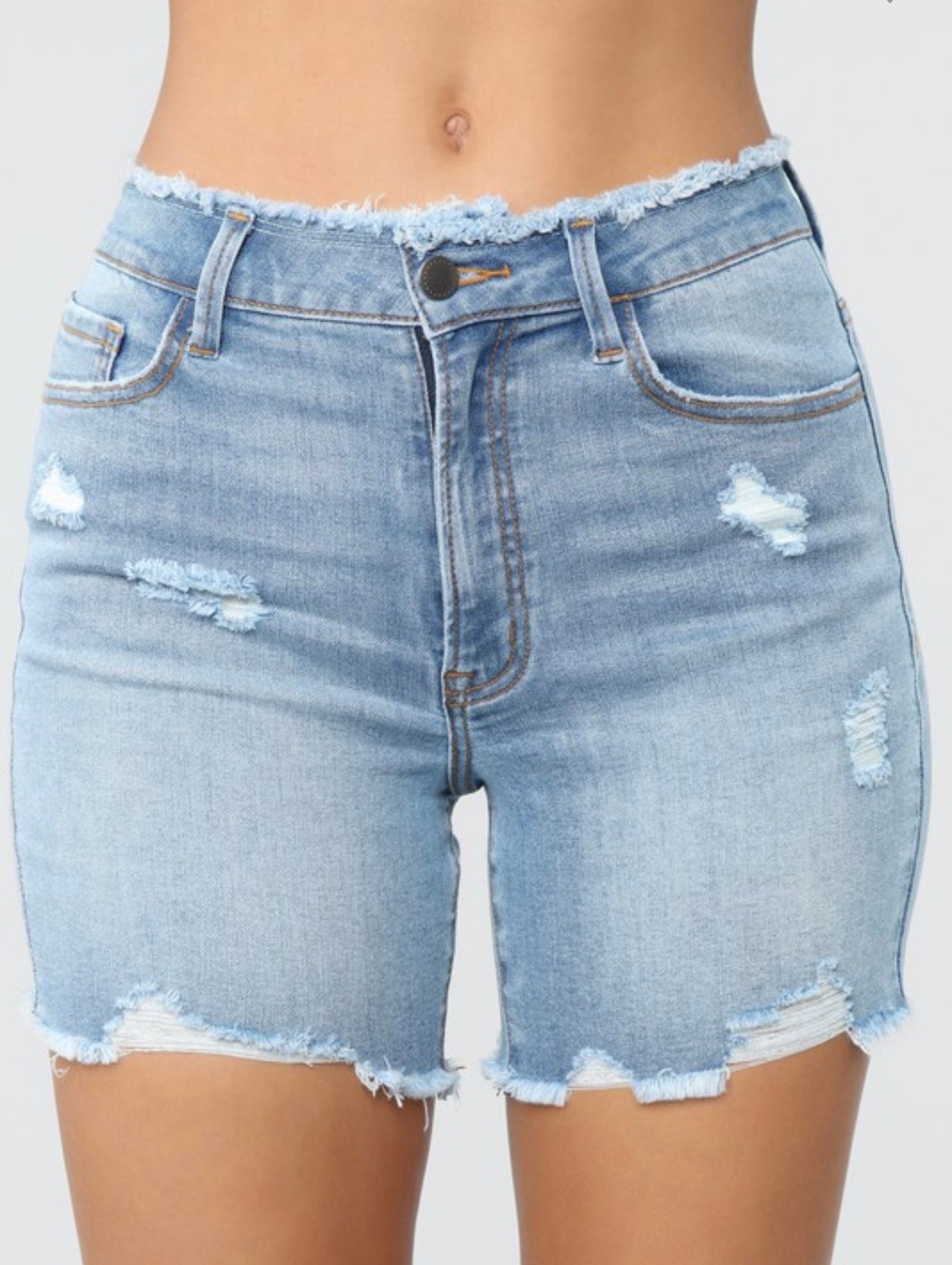 High Rise Bermuda shorts